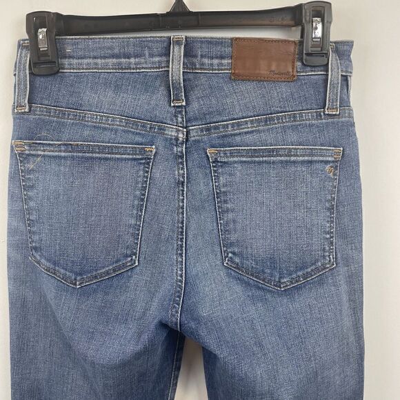 Madewell Distressed High Rise Skinny Jeans Waist 27-28" - Picture 7 of 10